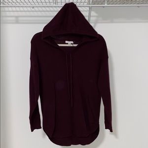 NY&C Purple Sweater with Hood